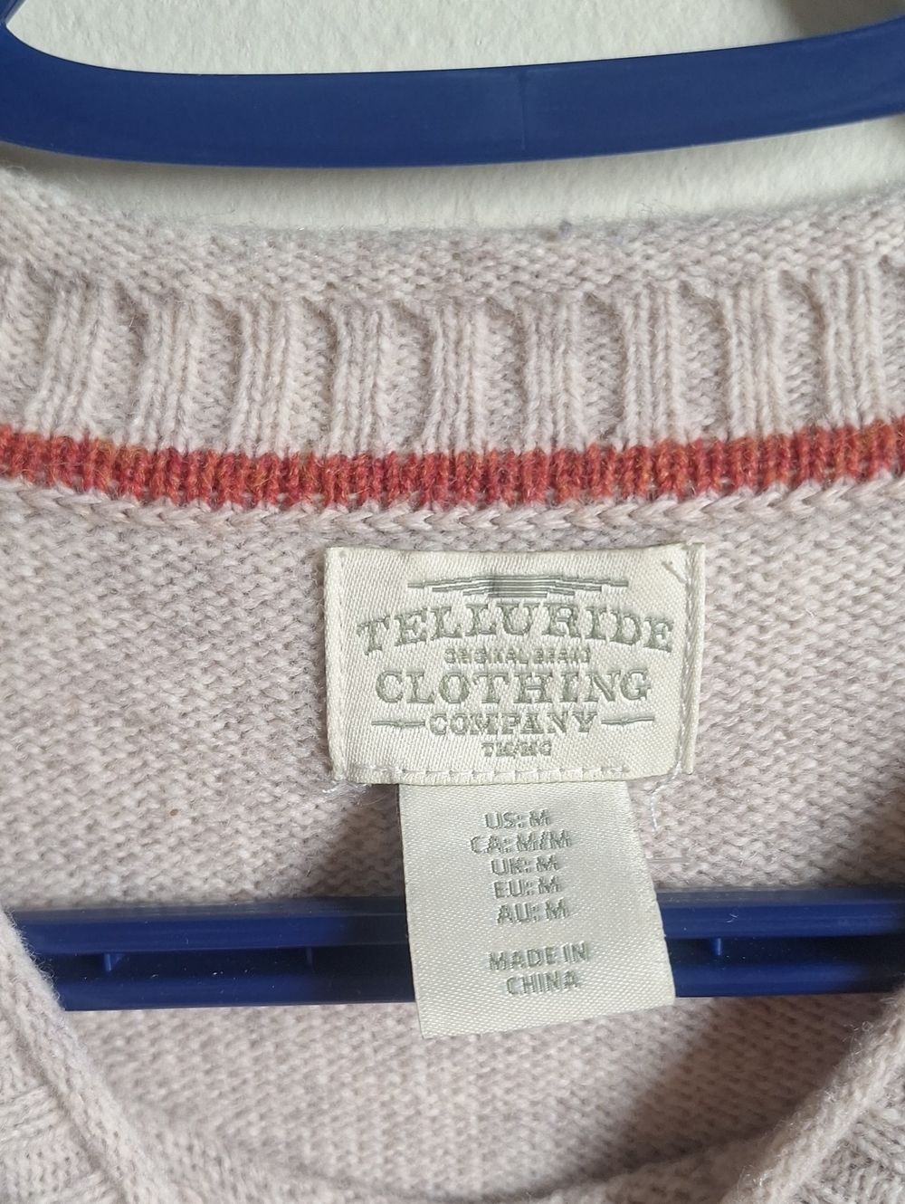 Telluride Clothing Company Lambswool Blend Fox Head Print Crew Neck Sweater SZ M - Picture 2 of 5